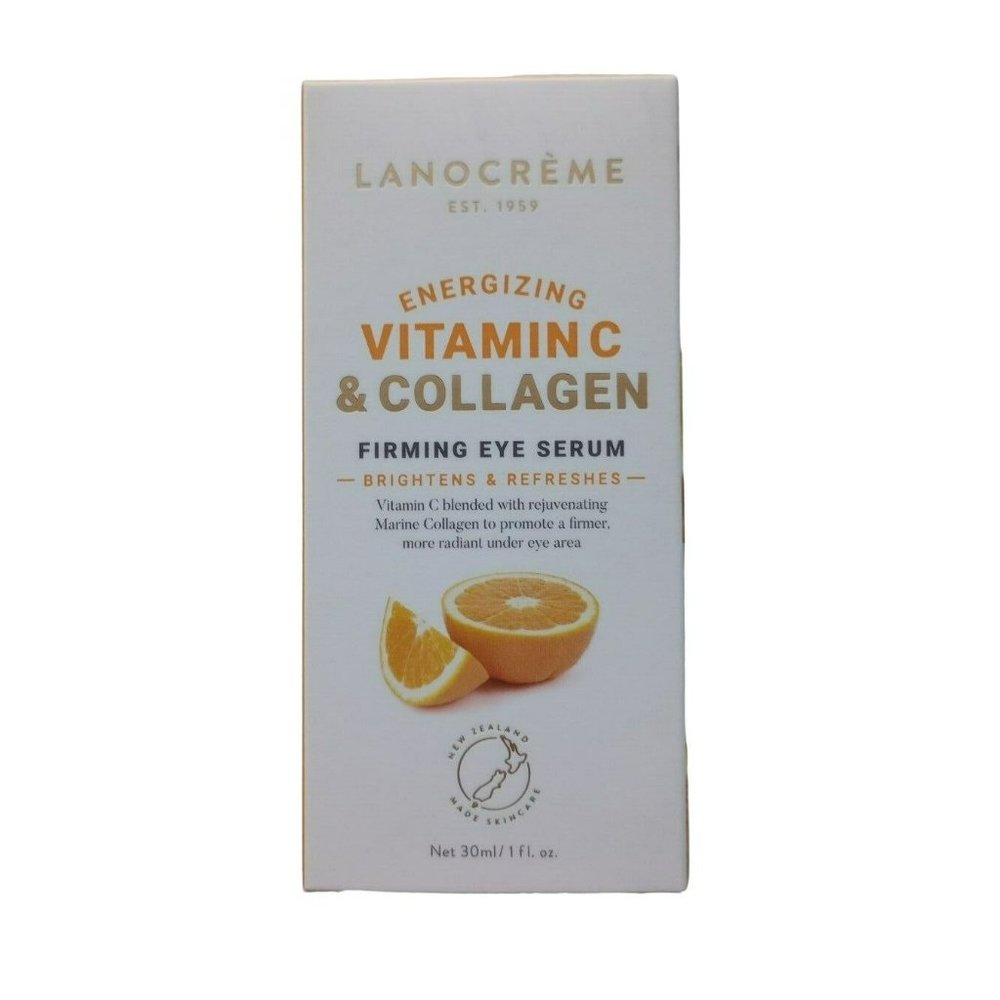 Lanocreme Vitamin C & Collagen Firming Eye Serum  Brightens And Refreshes 1 oz